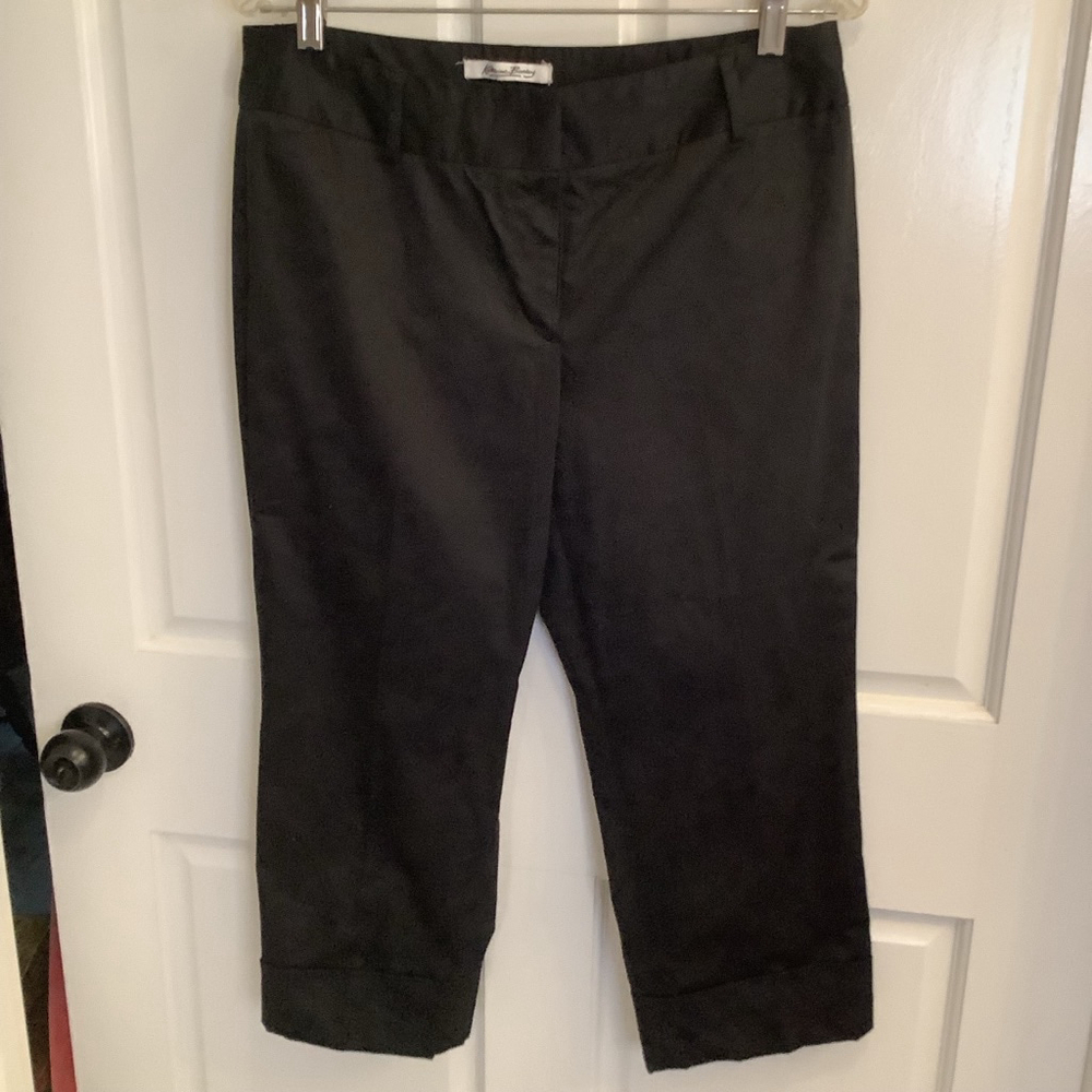 Women's Katherine Barclay cropped Pants Black Size 8